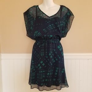 Express Navy Blue Dress